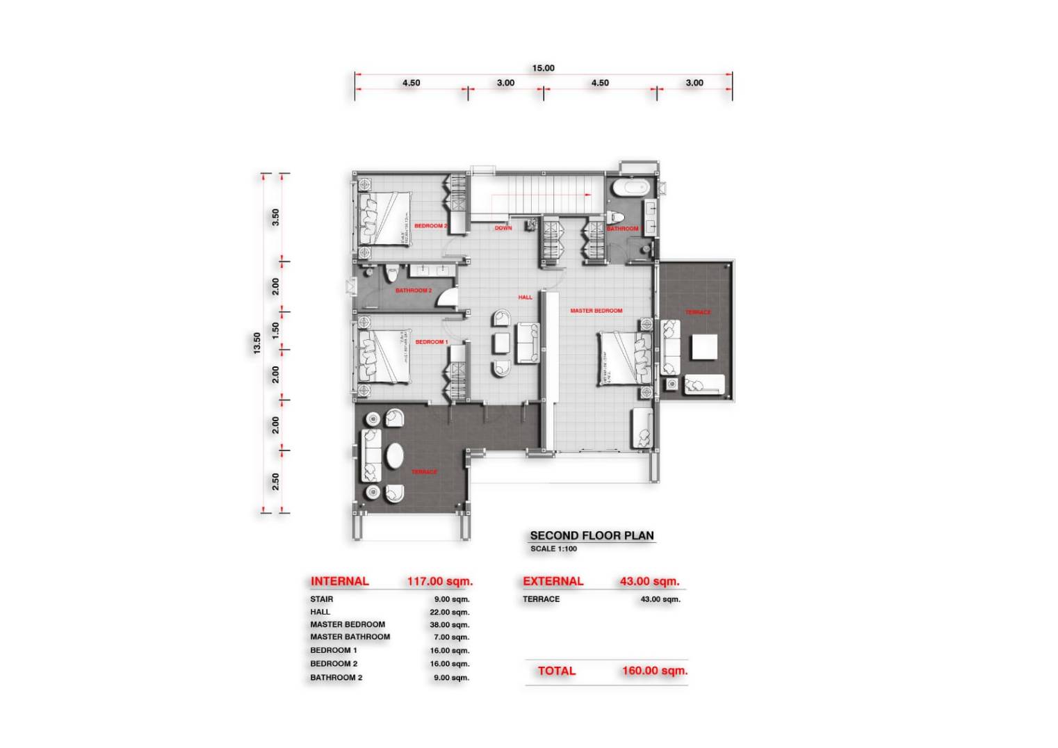 План 2 этажа