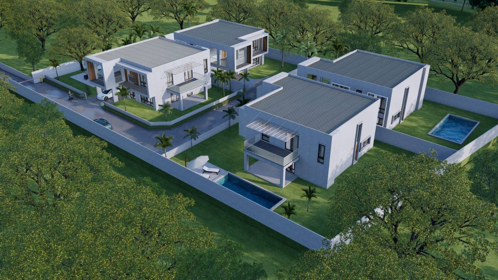 Современный фасад дома, февраль 2025